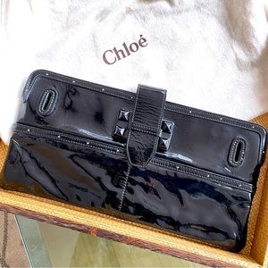 CHLOE Patent Leather Clutch